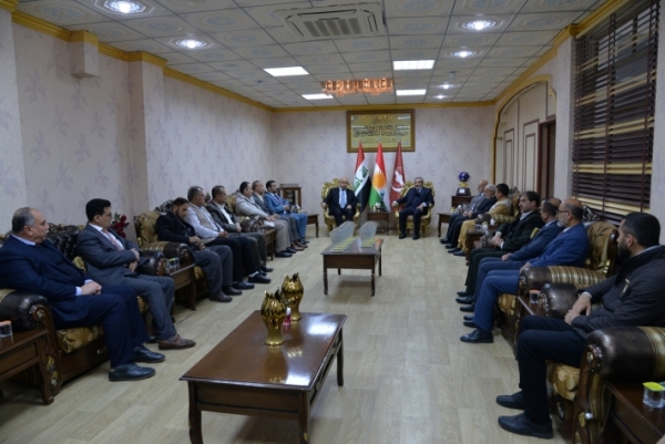 Secretary-General of the KIU awards the organizations that helped the earthquake in North and West Kurdistan