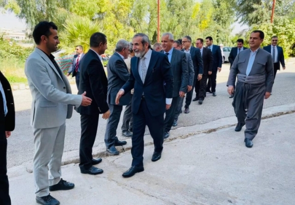 الأمين العام للاتحاد الإسلامي الكردستاني يزور مدينة عقرة
