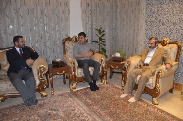 Secretary-General of the Kurdistan Islamic Union receives the official of the security agency