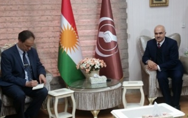 Sulaymaniyah ... Kurdistan Islamic Union receives a delegation of the United Nations