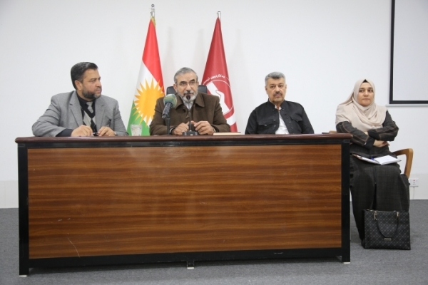 Secretary-General of the Kurdistan Islamic Union meets with the cadres of the sixth center of the Union in Kirkuk