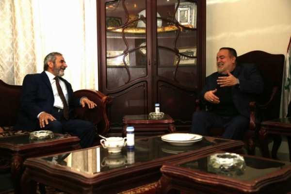 الأمين العام للاتحاد الإسلامي الكردستاني يزور الرئيس الأسبق لمجلس النواب العراقي د. حاجم الحسني