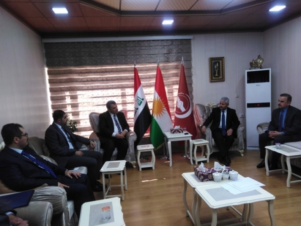 A meeting between the Kurdistan Islamic Union and the Change Movement