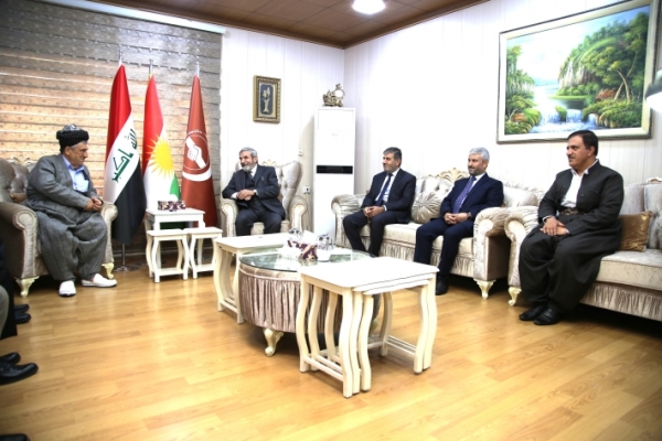 Secretary General of the KIU received the leader of the Kurdistan Socialist Democratic Party