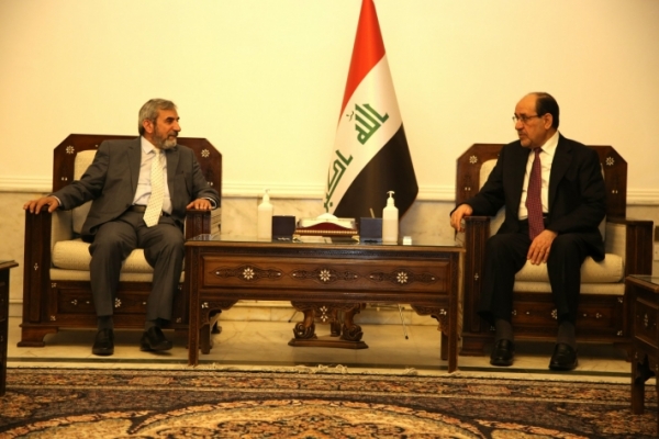 الأمين العام للاتحاد الاسلامي الكردستاني يزور الأمين العام لحزب الدعوة الاسلامية