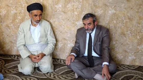 الأمين العام للاتحاد الإسلامي الكوردستاني يشارك في مراسم عزاء أحد الخطباء المشهورين بمدينة رانية