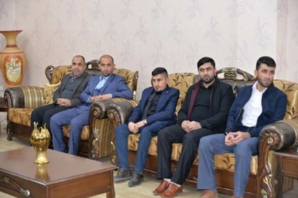 الأمين العام للاتحاد الإسلامي الكردستاني يستقبل مسؤول وعدد من كوادر فرع دوزخورماتو للاتحاد