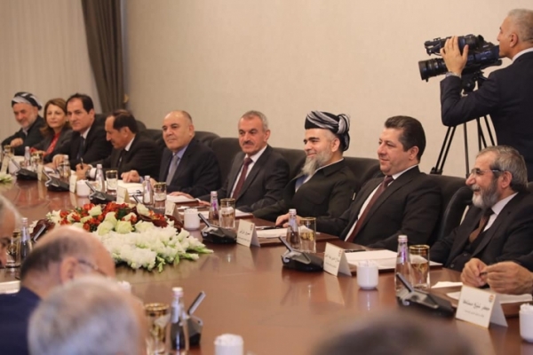Secretary-General of KIU participates in the meeting of the three presidencies of Kurdistan Region
