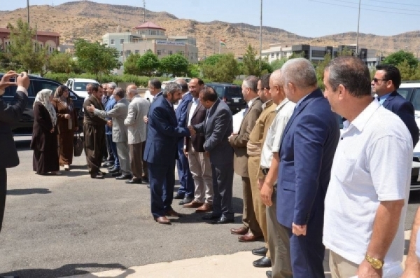 Secretary-General of the KIU arrives in Dohuk in an inspection visit
