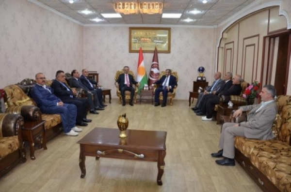 A high-level delegation of the PUK visits the Kurdistan Islamic Union