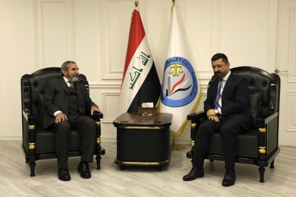 الأمين العام للاتحاد الإسلامي الكردستاني يزور وزير العدل العراقي