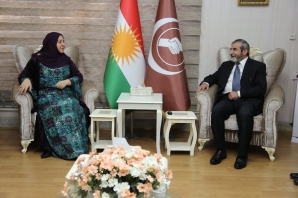 Secretary-General of the Kurdistan Islamic Union receives Speaker of Kurdistan Parliament