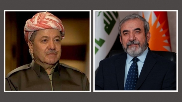 الأمين العام للاتحاد الإسلامي الكردستاني يتلقى برقية شكر من مسعود بارزاني