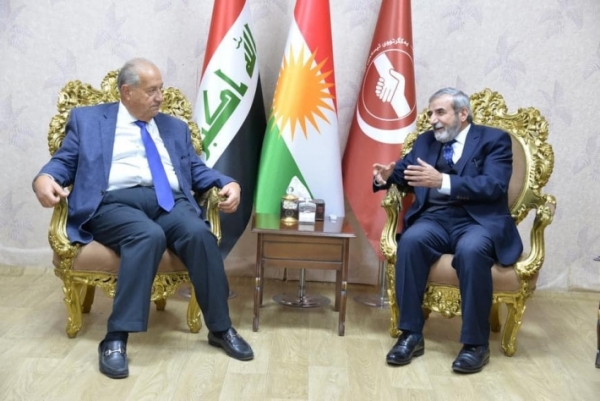 الأمين العام للاتحاد الإسلامي الكردستاني يستقبل رئيس الاتحاد العالمي الكلداني