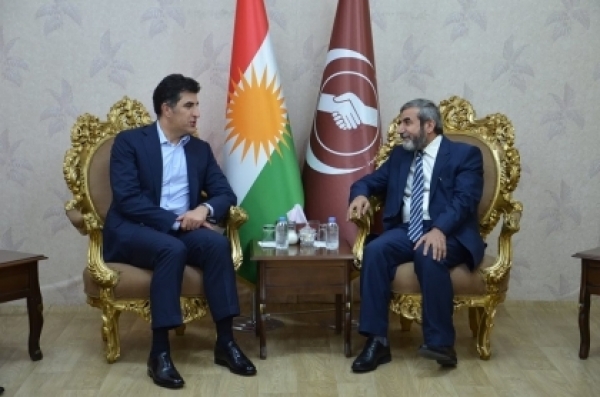 Secretary-General of the Kurdistan Islamic Union receives the Kurdistan prime minister