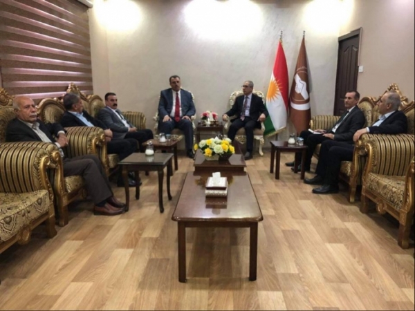 Kurdistan Islamic Union receives a delegation of the Change Movement