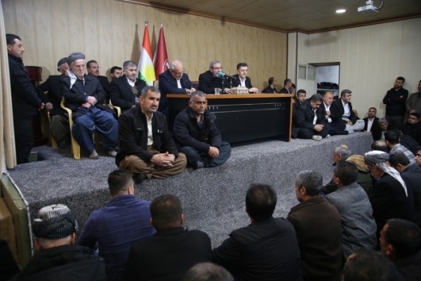الأمين العام للاتحاد الإسلامي الكردستاني يجتمع بأعضاء وكوادر المركز العاشر