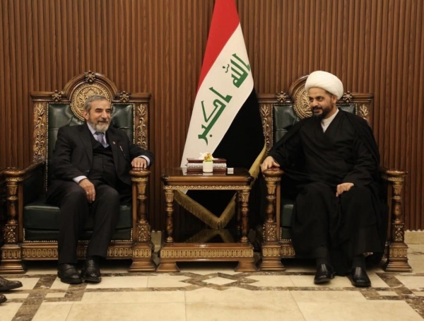 الأمين العام للاتحاد الإسلامي الكردستاني يزور الأمين العام لحركة عصائب أهل الحق