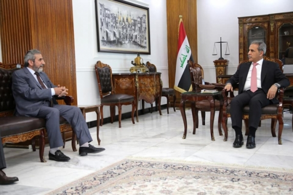 الأمين العام للاتحاد الإسلامي الكردستاني يزور رئيس مجلس القضاء الاعلى
