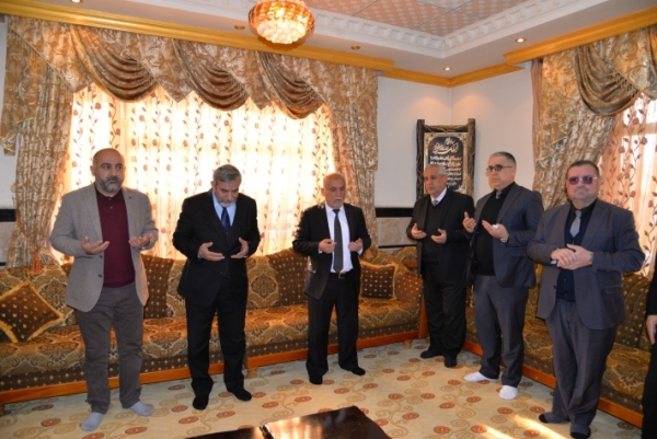 الأمين العام للاتحاد الإسلامي الكردستاني يزور عوائل شهداء حادثة ماردين